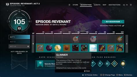 Looking For That Glimmer Quest and Rewards .